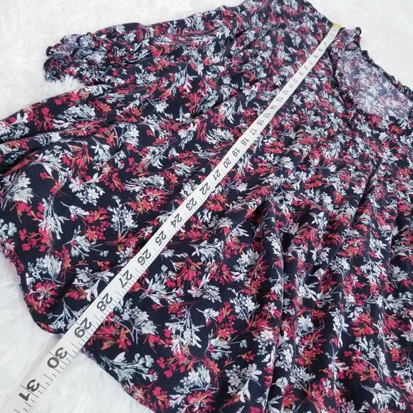 ZARA Floral Multicolored mini dress - Picture 4 of 7